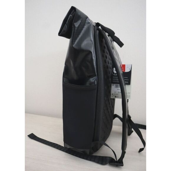 Under Armour 1382311-001 Unisex Black UA Summit Roll Top Backpack - Picture 4 of 16
